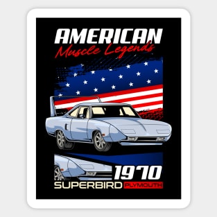 1970 Plymouth Superbird Muscle Car Sticker